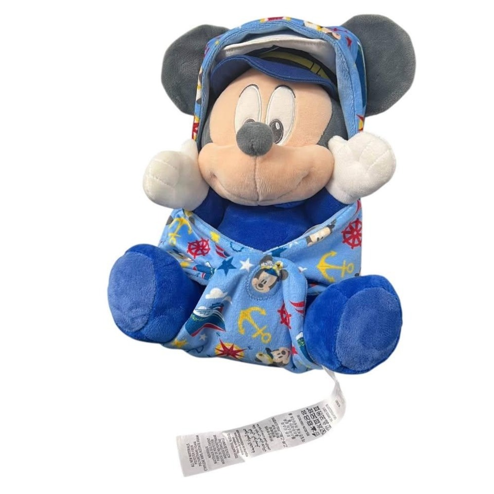 Baby Mickey Plush Exclusive Disney Cruise Line Sailing Captain RARE Mickey Mouse